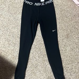 Nike Pro Leggings Mesh Bottom Backing